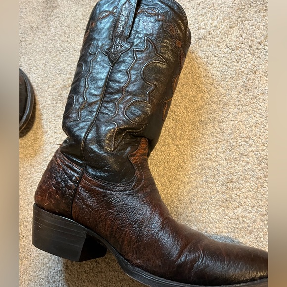 Montana made in Mexico authentic leather cowboy boots - Picture 2 of 4